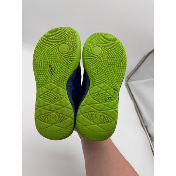 Size 4 (GS) - PUMA MB.01 x LaMelo Ball Mid Galaxy 2022 used basketball - Picture 3 of 9